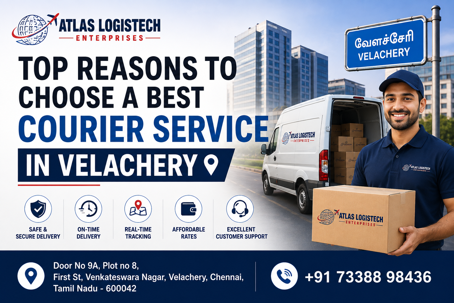 Top Reasons to Choose a Best Courier Service in Velachery.